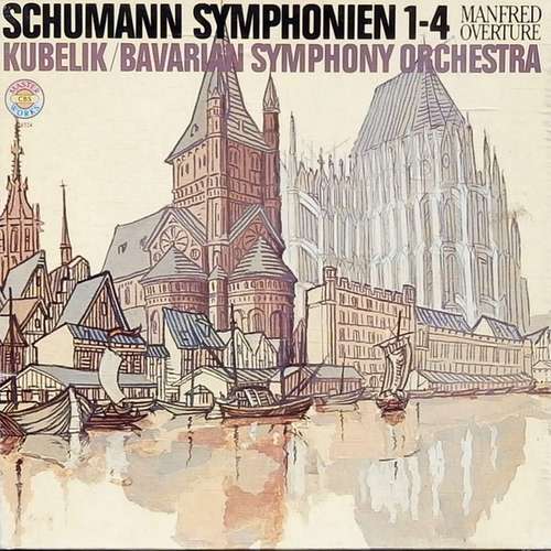 Cover Schumann* - Kubelik*, Bavarian Symphony Orchestra* - 4 Symphonien (3xLP + Box) Schallplatten Ankauf