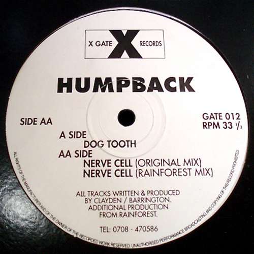 Cover Humpback - Dog Tooth / Nerve Cell (12) Schallplatten Ankauf