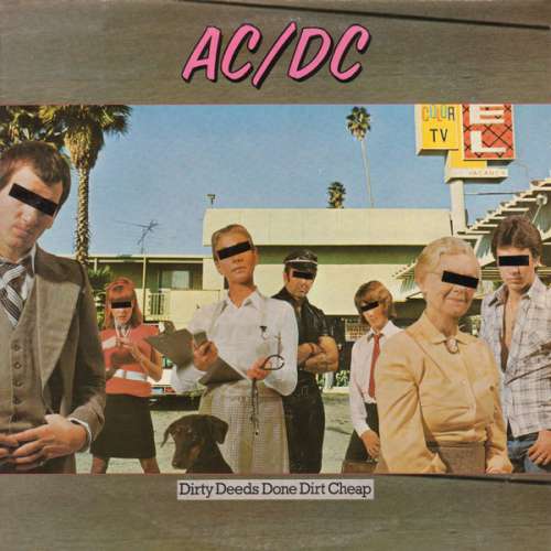 Cover AC/DC - Dirty Deeds Done Dirt Cheap (LP, Album, RE) Schallplatten Ankauf
