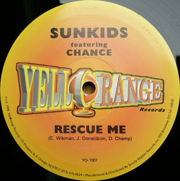 Cover Sunkids Featuring Chance - Rescue Me (12) Schallplatten Ankauf