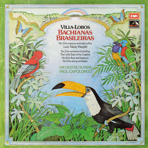 Cover Villa-Lobos* - Paul Capolongo, Orchestre De Paris - Bachianas Brasileiras (LP) Schallplatten Ankauf