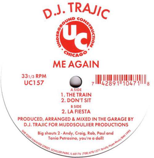 Cover DJ Trajic - Me Again (12) Schallplatten Ankauf