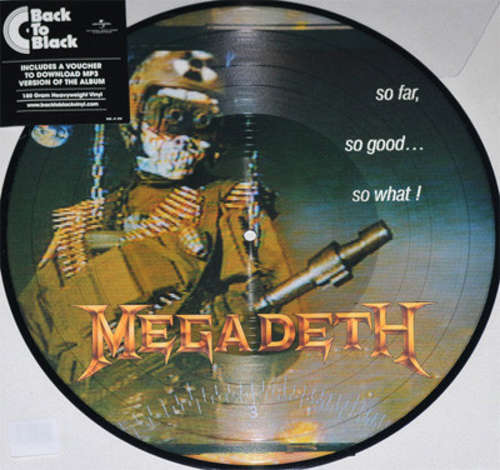 Cover Megadeth - So Far, So Good... So What! (LP, Album, Pic, RE, 180) Schallplatten Ankauf