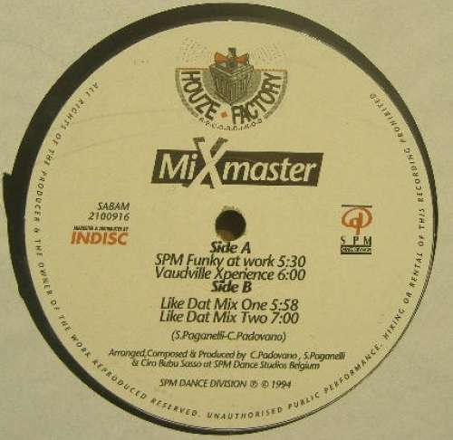 Cover Mixmaster* - Untitled (12) Schallplatten Ankauf