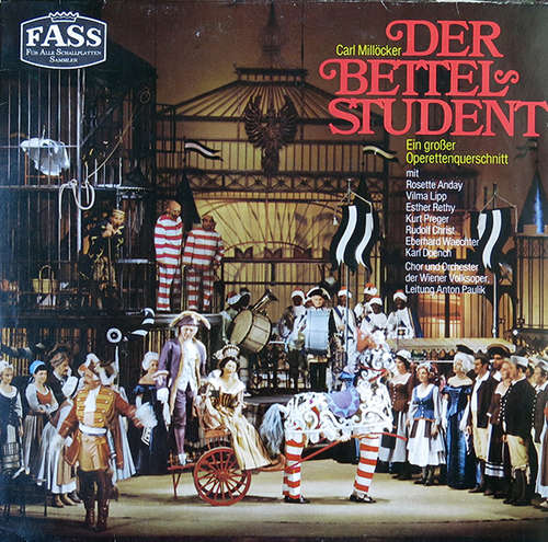 Cover Carl Millöcker - Der Bettelstudent (Ein Großer Operettenquerschnitt) (LP) Schallplatten Ankauf