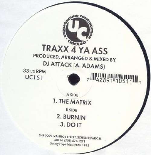 Cover DJ Attack - Traxx 4 Ya Ass (12) Schallplatten Ankauf
