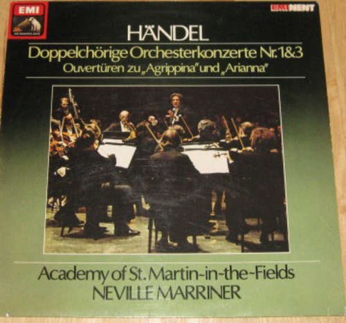 Cover Händel* / The Academy Of St. Martin-in-the-Fields, Neville Marriner* - Doppelchörige Orchesterkonzerte Nr.1 Und 3 (LP, Quad, SQ ) Schallplatten Ankauf