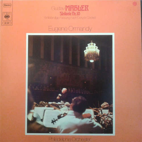 Cover Gustav Mahler / Deryck Cooke By Philadelphia Orchester* / Eugene Ormandy - Sinfonie Nr. 10 (Vollständig) (LP, Album) Schallplatten Ankauf