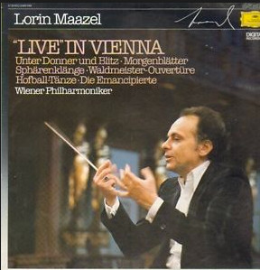 Cover Lorin Maazel - Wiener Philharmoniker - Live In Vienna (LP) Schallplatten Ankauf