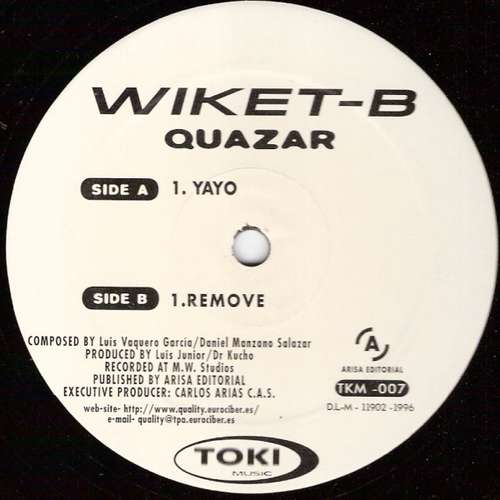 Cover Wiket-B* - Quazar (12) Schallplatten Ankauf
