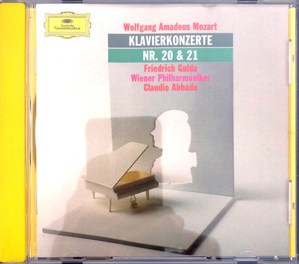 Cover Wolfgang Amadeus Mozart, Friedrich Gulda, Wiener Philharmoniker, Claudio Abbado - Klavierkonzerte Nr. 20 & 21 (CD, RM) Schallplatten Ankauf