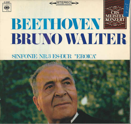Cover Beethoven* - Bruno Walter - Symphony No. 3 In E-Flat Major, Op. 55 (Eroica) (LP, RE) Schallplatten Ankauf