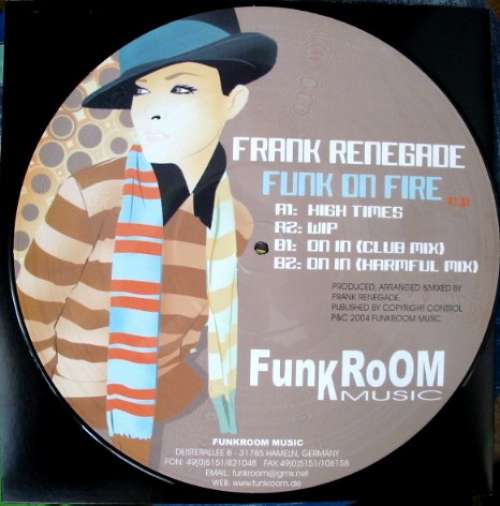 Cover Frank Renegade - Funk On Fire EP (12, Pic) Schallplatten Ankauf