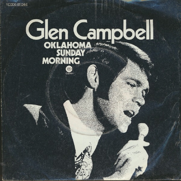 Cover Glen Campbell - Oklahoma Sunday Morning (7, Single) Schallplatten Ankauf