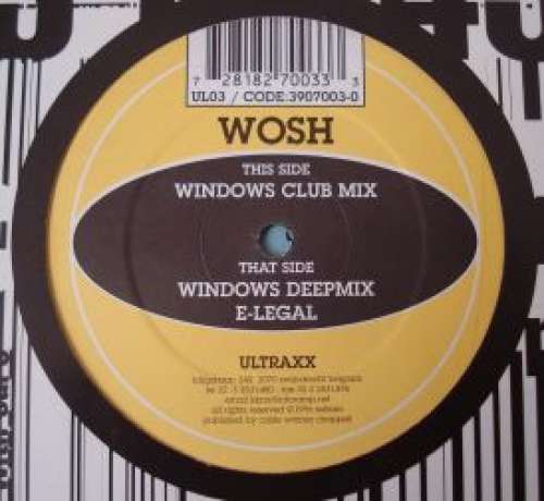 Cover Wosh - Windows (12) Schallplatten Ankauf