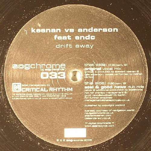 Cover Keenan vs Anderson* Feat ENDC - Drift Away (12) Schallplatten Ankauf