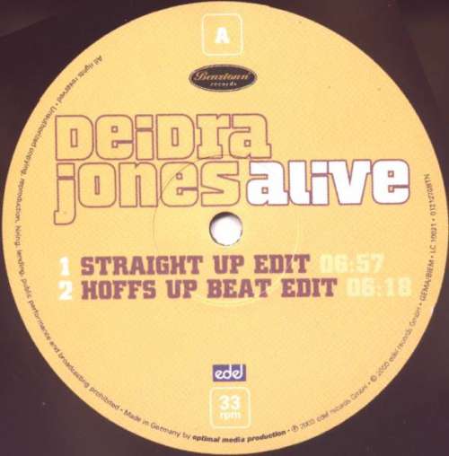 Cover Deidra Jones - Alive (12) Schallplatten Ankauf