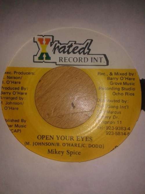 Cover Mikey Spice - Open Your Eyes (7) Schallplatten Ankauf
