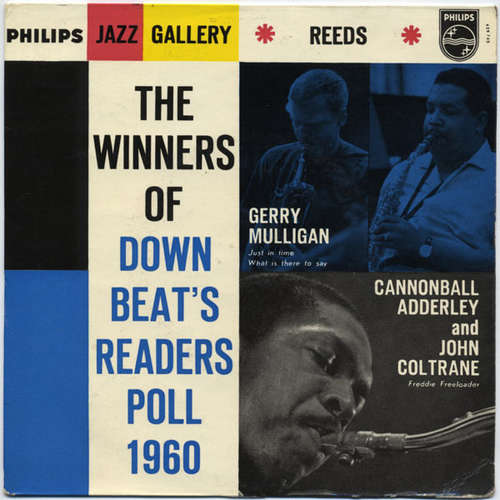 Cover Gerry Mulligan / Cannonball Adderley And John Coltrane - The Winners Of Down Beat's Readers Poll 1960 (Reeds) (7, Mono) Schallplatten Ankauf