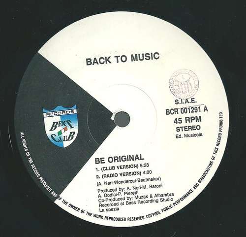 Cover Be Original Schallplatten Ankauf