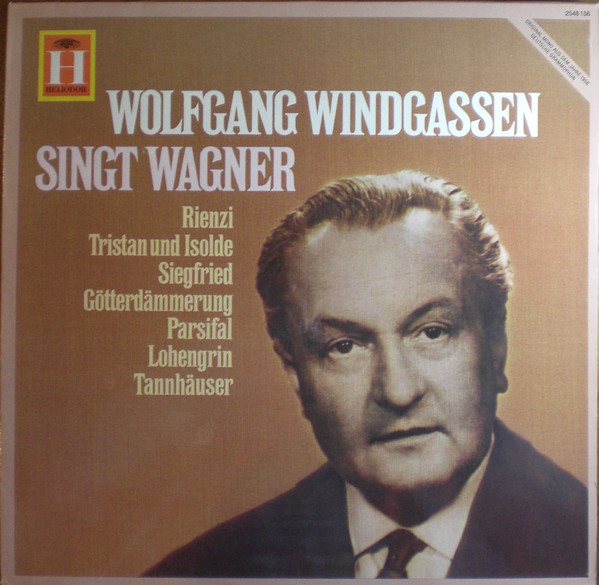 Cover Wolfgang Windgassen - Wolfgang Windgassen Singt Wagner (LP, Comp, Mono, RE) Schallplatten Ankauf