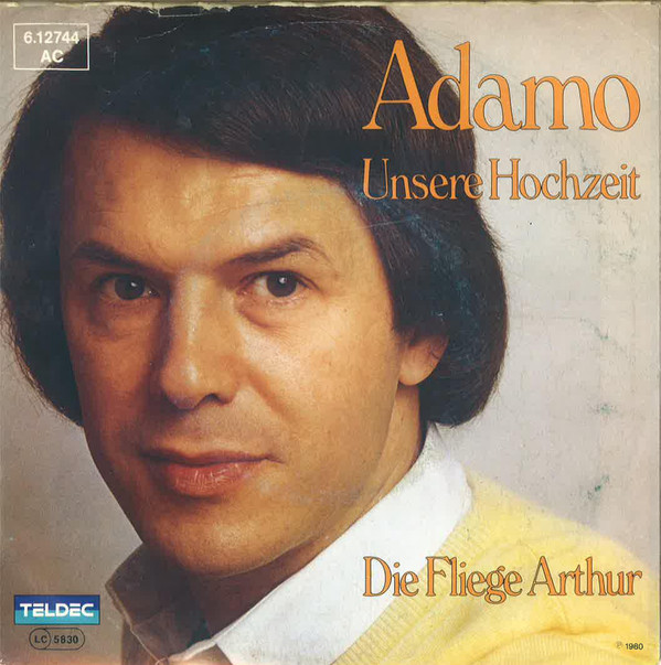 Cover Adamo - Unsere Hochzeit (7, Single) Schallplatten Ankauf