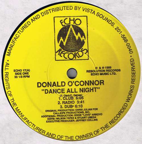Cover Donald O'Connor* - Dance All Night (12) Schallplatten Ankauf