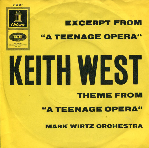 Cover Keith West / Mark Wirtz Orchestra - Excerpt From A Teenage Opera / Theme From A Teenage Opera (7, Single, Yel) Schallplatten Ankauf