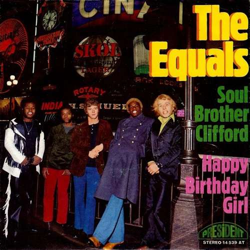 Cover The Equals - Soul Brother Clifford / Happy Birthday Girl (7, Single) Schallplatten Ankauf