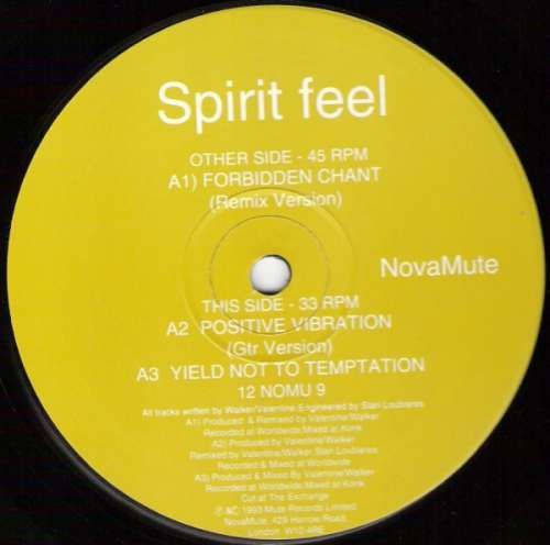 Cover Spirit Feel - Forbidden Chant (12) Schallplatten Ankauf