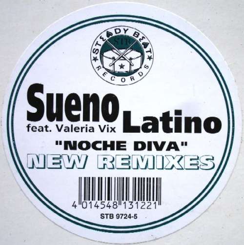 Cover Sueno Latino* Feat. Valeria Vix - Noche Diva (New Remixes) (12) Schallplatten Ankauf