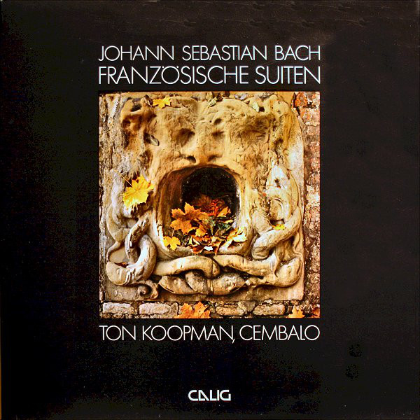 Cover Johann Sebastian Bach - Ton Koopman - Französische Suiten (2xLP, Album) Schallplatten Ankauf