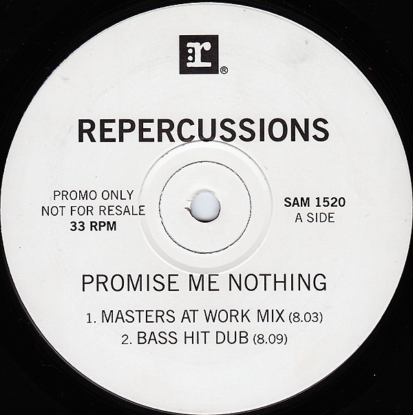 Cover Repercussions - Promise Me Nothing (12, Promo) Schallplatten Ankauf