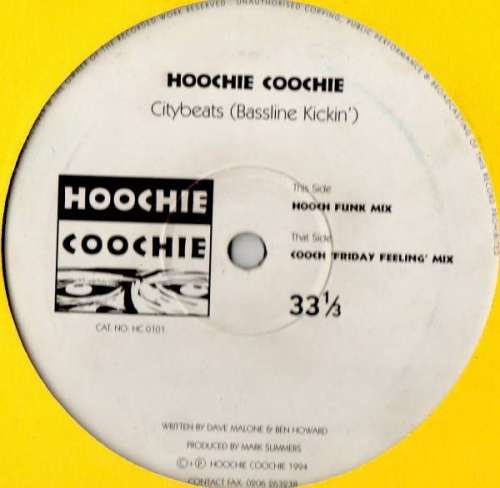 Cover Hoochie Coochie - Citybeats (Bassline Kickin') (12) Schallplatten Ankauf