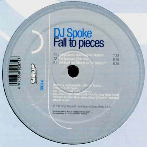 Cover DJ Spoke - Fall To Pieces (12) Schallplatten Ankauf