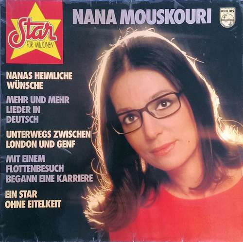 Cover Nana Mouskouri - Star Für Millionen (LP, Comp, Gat) Schallplatten Ankauf