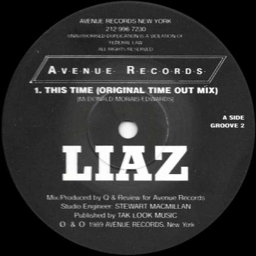 Cover Liaz - This Time (12) Schallplatten Ankauf
