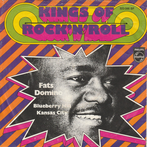 Cover Fats Domino - Kansas City / Blueberry Hill (7, Single, Mono, RE) Schallplatten Ankauf