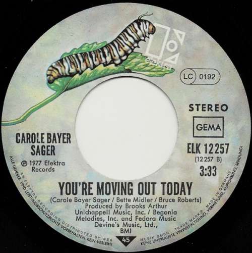 Cover Carole Bayer Sager - Aces (7, Single) Schallplatten Ankauf