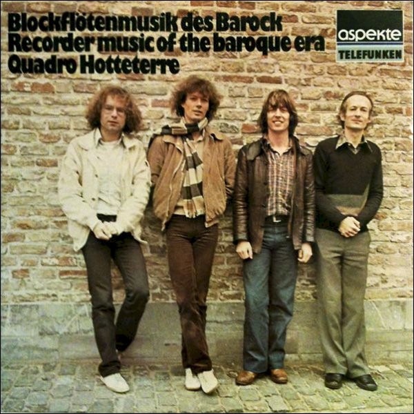 Cover Quadro Hotteterre - Blockflötenmusik Des Barock (Recorder Music Of The Baroque Era) (LP, Comp) Schallplatten Ankauf