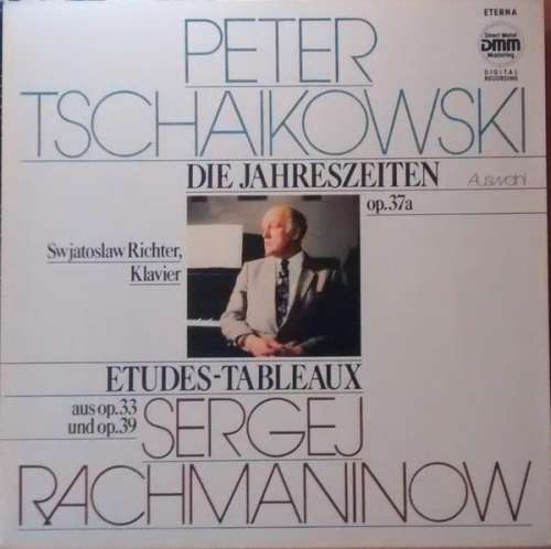Cover Peter Tschaikowski* / Sergej Rachmaninow*, Swjatoslaw Richter* - Die Jahreszeiten Op.37a (Auswahl) / Etudes-Tableaux Aus Op.33 Und Op.39 (LP) Schallplatten Ankauf