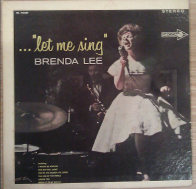 Cover Brenda Lee - Let Me Sing (7, Jukebox) Schallplatten Ankauf