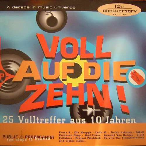 Cover Various - Voll Auf Die Zehn! (25 Volltreffer Aus 10 Jahren) (2xLP, Comp, Ltd) Schallplatten Ankauf