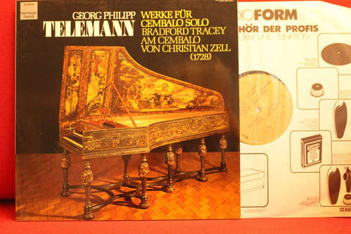 Cover Georg Philipp Telemann, Bradford Tracey - Werke für Cembalo solo (LP, Album) Schallplatten Ankauf