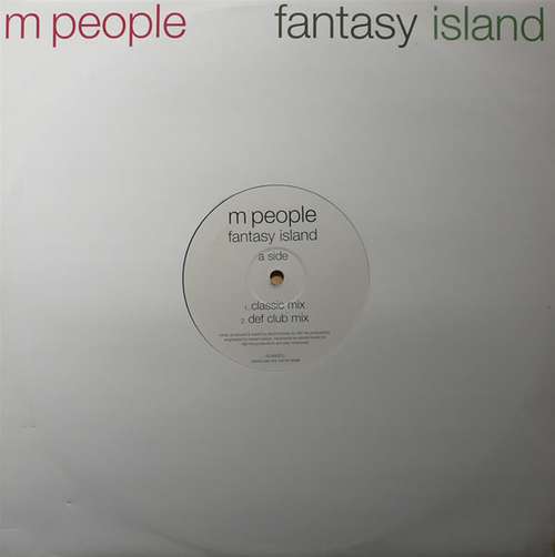 Cover M People - Fantasy Island (12, Promo) Schallplatten Ankauf