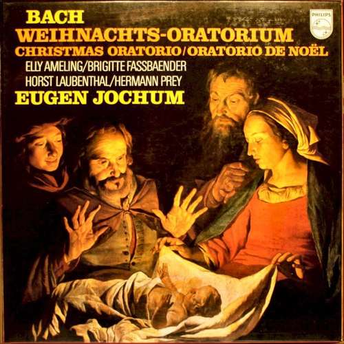 Cover Bach* - Elly Ameling / Brigitte Fassbaender / Horst Laubenthal* / Hermann Prey / Eugen Jochum - Weihnachts-Oratorium = Christmas Oratorio = Oratorio De Noël (3xLP, RP + Box) Schallplatten Ankauf