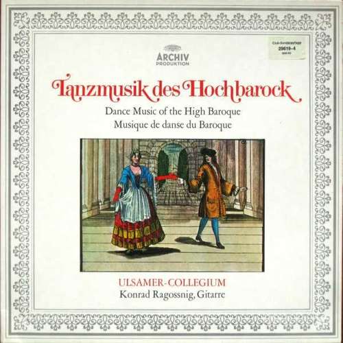 Cover Ulsamer-Collegium*, Konrad Ragossnig - Tanzmusik Des Hochbarock (LP, Album, Gat) Schallplatten Ankauf