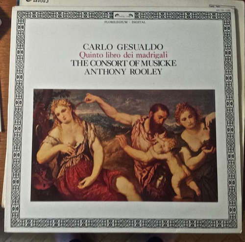 Cover Carlo Gesualdo - The Consort Of Musicke, Anthony Rooley - Quinto Libro Dei Madrigali (LP) Schallplatten Ankauf