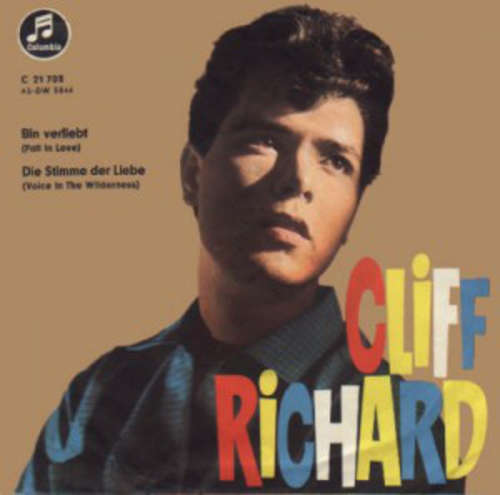 Cover Cliff Richard - Bin Verliebt / Die Stimme Der Liebe (7, Single) Schallplatten Ankauf