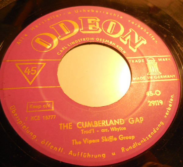 Cover The Vipers Skiffle Group - The Cumberland Gap / Hey Liley, Liley Lo (7, Single) Schallplatten Ankauf